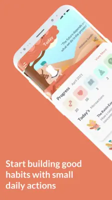 Self-Care Habit Building Micro Actions android App screenshot 5